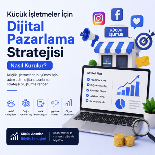 Küçük İşletmeler İçin Dijital Pazarlama Stratejisi Nasıl Kurulur?